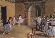 Germain Hilaire Edgard Degas Dance Foyer at the Opera oil painting on canvas